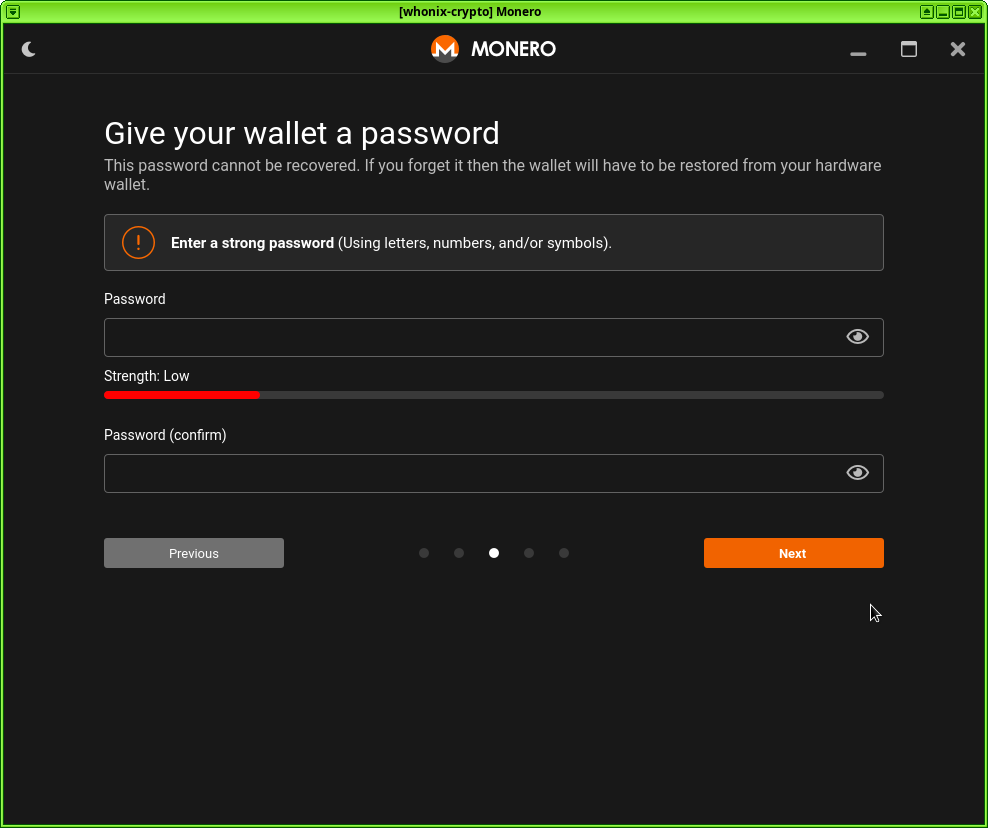 password